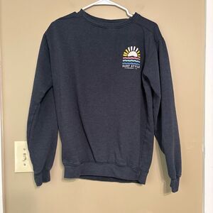 Trading Co Beach Outfitter Fort Myers Florida Pullover Crewneck Sweatshirt Small